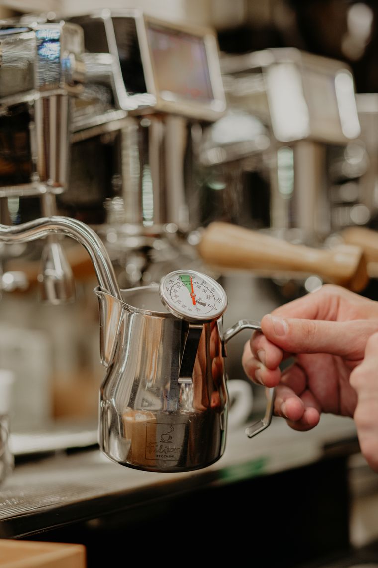 Temperature check in a kitchen